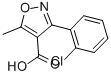 3-(2-chlorophenyl)-5-methyl-1,2-oxazole-4-carboxylic acid