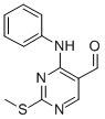 4-anilino-2-methylsulfanylpyrimidine-5-carbaldehyde